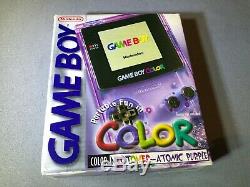 Nintendo Gameboy Game Boy Color Rare Neotones Atomique Violet Nouvelle Version