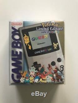 Nintendo Gameboy Game Boy Couleur Limitée Spéciale Pokemon Silver Edition En Boîte
