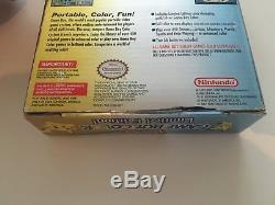 Nintendo Gameboy Game Garçon Couleur Pokemon Gold Console Rare Boxed Scellé Nouveau
