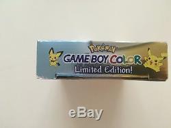 Nintendo Gameboy Game Garçon Couleur Pokemon Gold Console Rare Boxed Scellé Nouveau