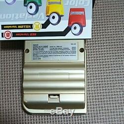 Nintendo Gameboy Lumière Console Couleur Or Mgb-10 Boxed Testé Japon Utilisé