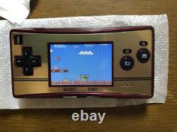 Nintendo Gameboy Micro 20th Anniversary Edition Famicom Color Software Gbm Japon