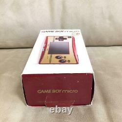 Nintendo Gameboy Micro Famicom Color Console 20e Anniversaire Nouveau