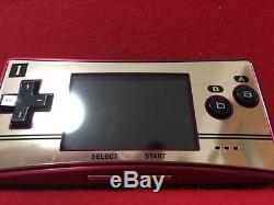 Nintendo Gameboy Micro Famicom Console De Couleurs 20e Et Face Plate Famicom II Con