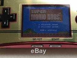 Nintendo Gameboy Micro Famicom Couleur 20 Chargeur Anniversaire Super Mario Bros