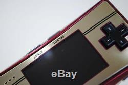 Nintendo Gameboy Micro Famicom Couleur Console 20e Anniversaire Travail Ok