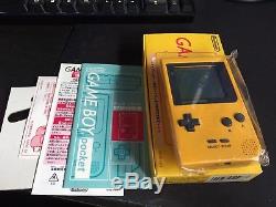 Nintendo Gameboy Pocket Cib Mint X6 Toutes Les Couleurs