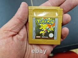 Nintendo Gameboy Version Or Pokemon Or Boîte PAL Complète En Bon État