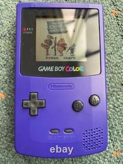 Nintendo Gameboy couleur violette + étui de transport