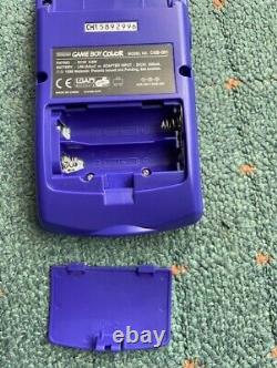 Nintendo Gameboy couleur violette + étui de transport