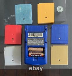 Nintendo Gbc Game Boy Color Pikachu Console Édition Et 6 Authentique Jeux Pokemon