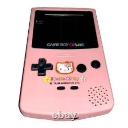 Nintendo Jeu Boy Couleur Advance Console Gba Hello Kitty Boîte Spéciale