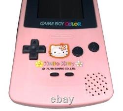 Nintendo Jeu Boy Couleur Advance Console Gba Hello Kitty Boîte Spéciale
