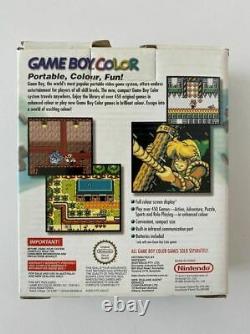 Nintendo Jeu Boy Couleur Gbc Console Teal Boxed