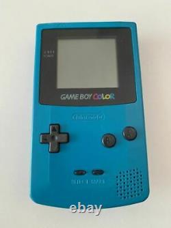 Nintendo Jeu Boy Couleur Gbc Console Teal Boxed