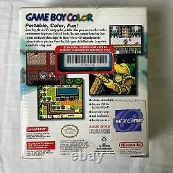 Nintendo Jeu Boy Couleur Handheld Jeu Console Teal Tout D'origine Open Box Cib