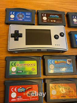 Nintendo Jeu Boy Micro Silver Console Japonais Version Plus Big Games Bundle