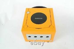 Nintendo Jeu Cube Jeu Garçon Joueur Console Startup Orange Boîte Testée Travail B5a