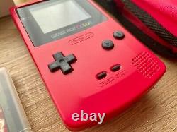 Nintendo Jeu Garçon Couleur Console Rouge Avec Porte-poches Et Danse Révolution De Danse 3