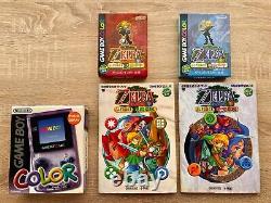 Nintendo Jeu Garçon Couleur Effacer Purple Console & La Légende Des Jeux De Zelda Set