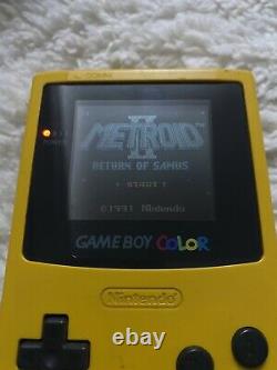 Nintendo Jeu Garçon Couleur Jaune Grande Condition Fonctionne! Plus Metroid