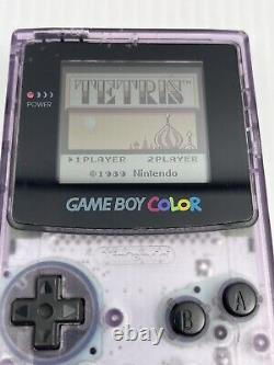 Nintendo Jeu Garçon Couleur Main Système Pourpre 4 Jeux Tetris Mario Lire