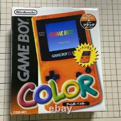 Nintendo Jeu Garçon Couleur Orange Clair Système Console Limitée Japon Boxed Rare