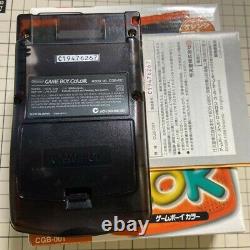 Nintendo Jeu Garçon Couleur Orange Clair Système Console Limitée Japon Boxed Rare