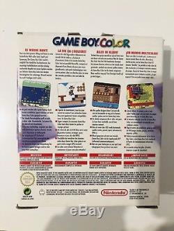 Nintendo Jeu Garçon Couleur Pal Morada Transparente Cgb-001 Seminueva Con 2 Joueurs