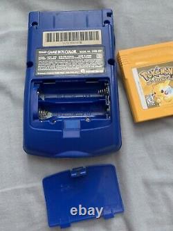 Nintendo Jeu Garçon Couleur Pokemon Edition Système Portatif Complet Dans La Boîte Jaune