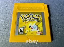 Nintendo Jeu Garçon Couleur Pokémon Jaune Pikachu Boîte Ouverte Menthe