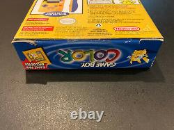 Nintendo Jeu Garçon Couleur Pokemon Pikachu Console À Main Jaune Complete Dans La Boîte