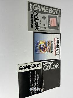 Nintendo Jeu Garçon Couleur Pokemon Silver Edition Système De Poche