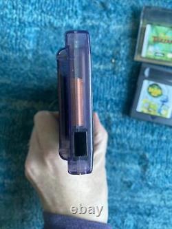 Nintendo Jeu Garçon Couleur Purple + 4 Jeux Ensemble Testé