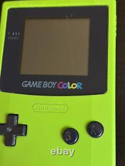 Nintendo Kiwi Game Boy Color Pokemon Crystal Édition Limitée Bundle - Nouvelle Batterie