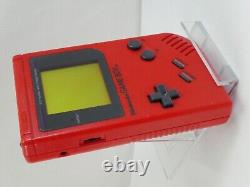 Nintendo Original Game Boy Rouge En Très Bon État Vintage Rétro Authentique