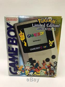 Nouveau Coloré Par Gameboy Scellé En Usine Pokemon Limited Edition Gold And Silver