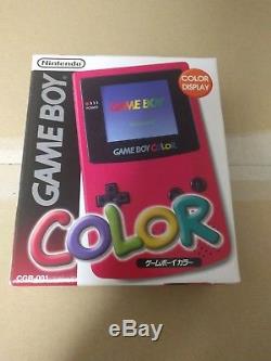 Nouveau Console Console Gameboy Color Red Japon Same Prix Tel Que Vendu Vente De Liquidation