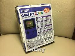 Nouveau Console De Couleur Nintendo Game Boy Inutilisée Mauve Gbc Japan F / S