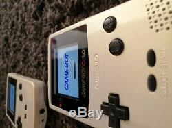 Nouveau Fullscreen Nintendo Game Boy Color 5 Niveau Véritable Ips Écran Rétro-éclairé Rétro-éclairage