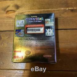 Nouveau Gameboy Color Pokemon Limited Edition Console Grande Boite Collection