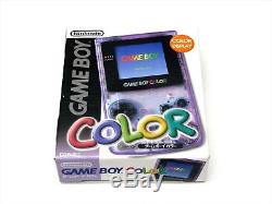 Nouveau Gameboy Color Purple Console Japon System Neuf Pour La Collection