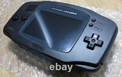 Nouveau Gameboy Nintendo Advance Gba Console Backlight Ips V2 Game Boy Noir Couleur