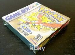 Nouveau Impeccable Pokémon Or Scellé En Usine Gameboy Color Authentique Rare