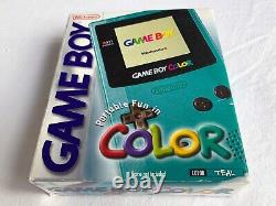 Nouveau Nintendo Game Boy Color Teal scellé NTSC USA inutilisé