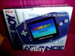 Nouvel Écran Couleur Large Pour Nintendo Gameboy Advance Violet