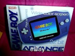 Nouvel Écran Couleur Large Pour Nintendo Gameboy Advance Violet