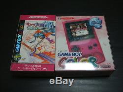 Nouvelle Nintendo Gameboy Color Sakura Limited Version 100% Sécurisée Pour Les Collectionneurs