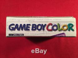 Open Box Non Utilisée Nintendo Game Boy Color Système Pourpre Poche Atomique