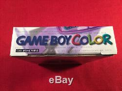 Open Box Non Utilisée Nintendo Game Boy Color Système Pourpre Poche Atomique